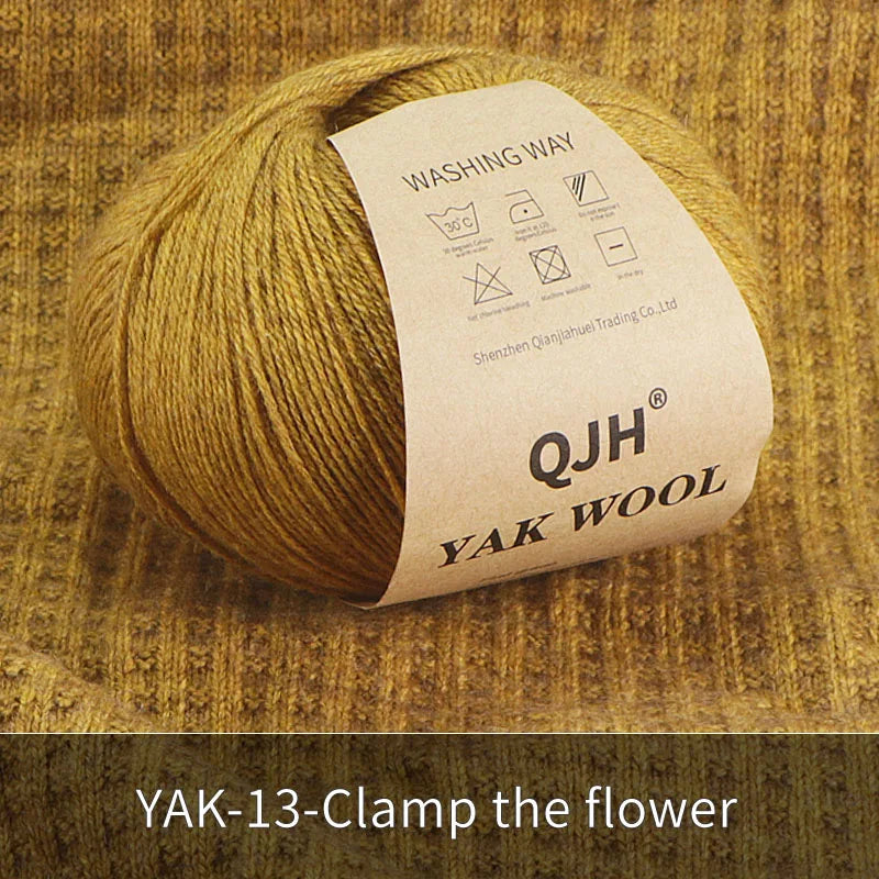 Příze Natural Organic Mongolian Yak Wool, 50 g cena za jedno klubko
