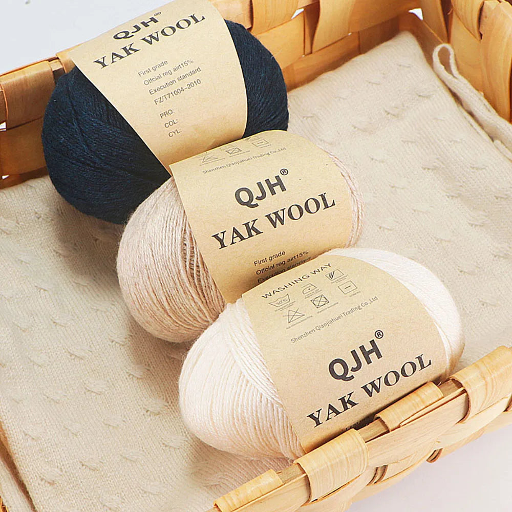 Výhodné balení 10 ks / 500 g příze Natural Organic Mongolian Yak Wool SLEVA 15%