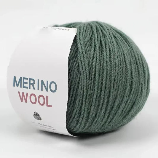 Merino Pure Wool Yarn Handmade DIY Woven Scarf Hat Morandi Color Medium Thick Stick Needle Hand Knitted Yarn Ball