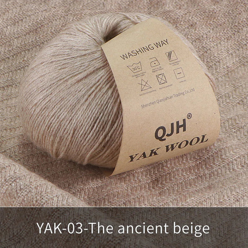 Výhodné balení 10 ks / 500 g příze Natural Organic Mongolian Yak Wool SLEVA 15%