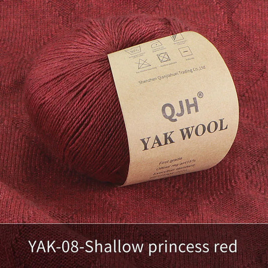 Příze Natural Organic Mongolian Yak Wool, 50 g cena za jedno klubko