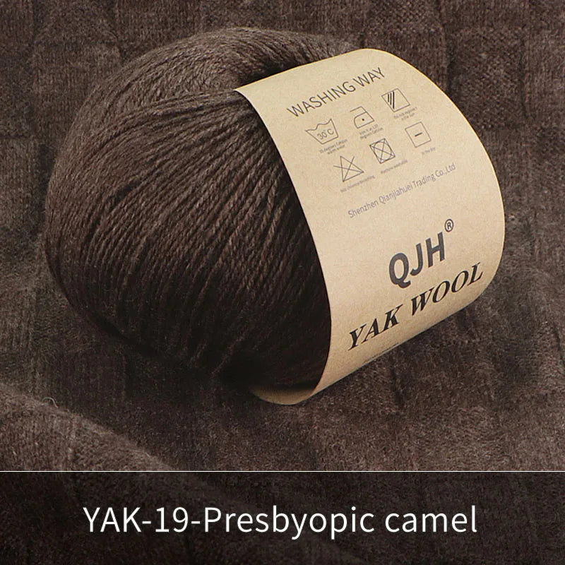 Výhodné balení 10 ks / 500 g příze Natural Organic Mongolian Yak Wool SLEVA 15%