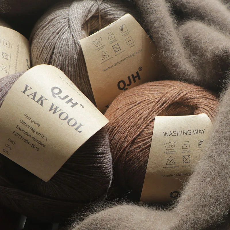 Příze Natural Organic Mongolian Yak Wool, 50 g cena za jedno klubko