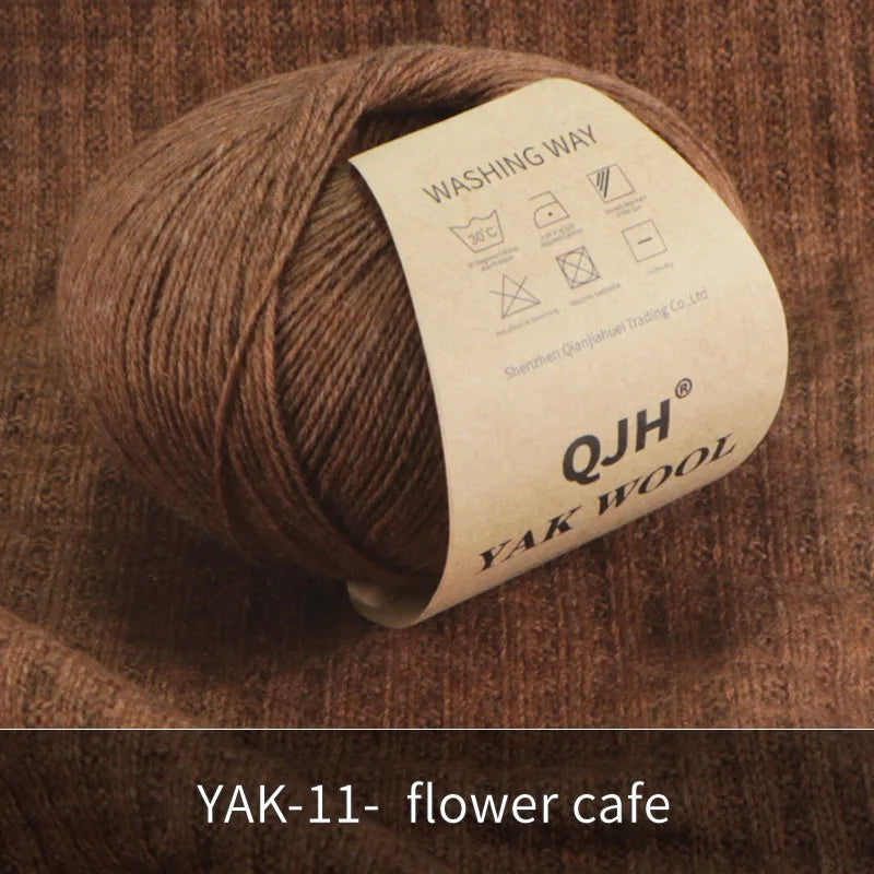 Výhodné balení 10 ks / 500 g příze Natural Organic Mongolian Yak Wool SLEVA 15%