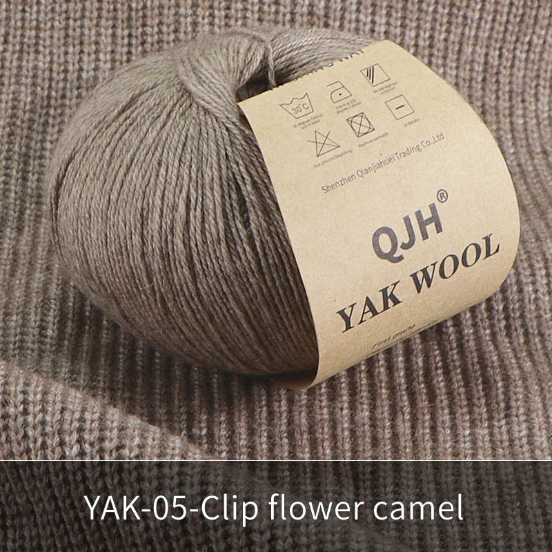 Příze Natural Organic Mongolian Yak Wool, 50 g cena za jedno klubko