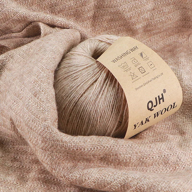 Příze Natural Organic Mongolian Yak Wool, 50 g cena za jedno klubko